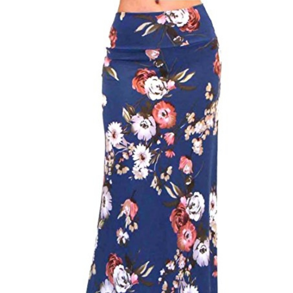 New! Rachel Black Floral Maxi Skirt | More Colors! - Picture 5 of 7